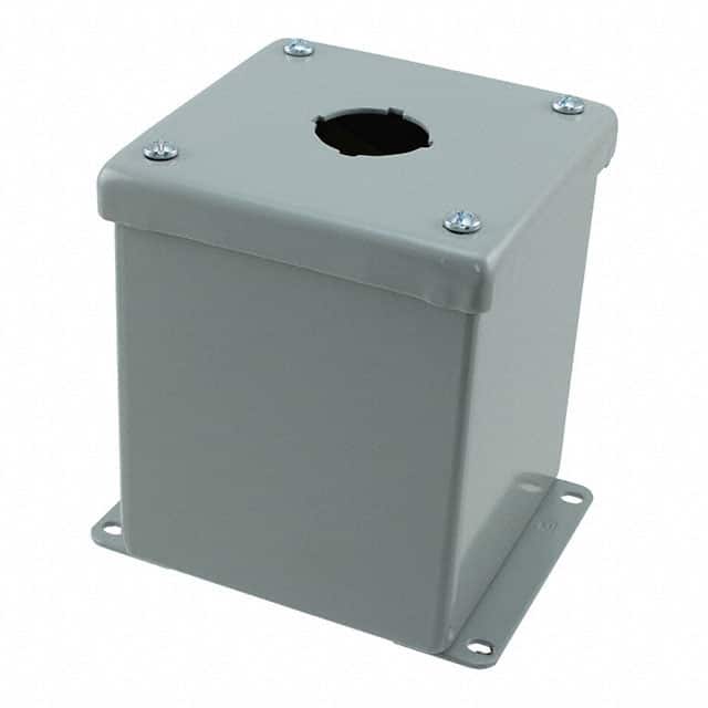 E1PBX BOX STEEL GRAY 4.016"L X 4.016"W