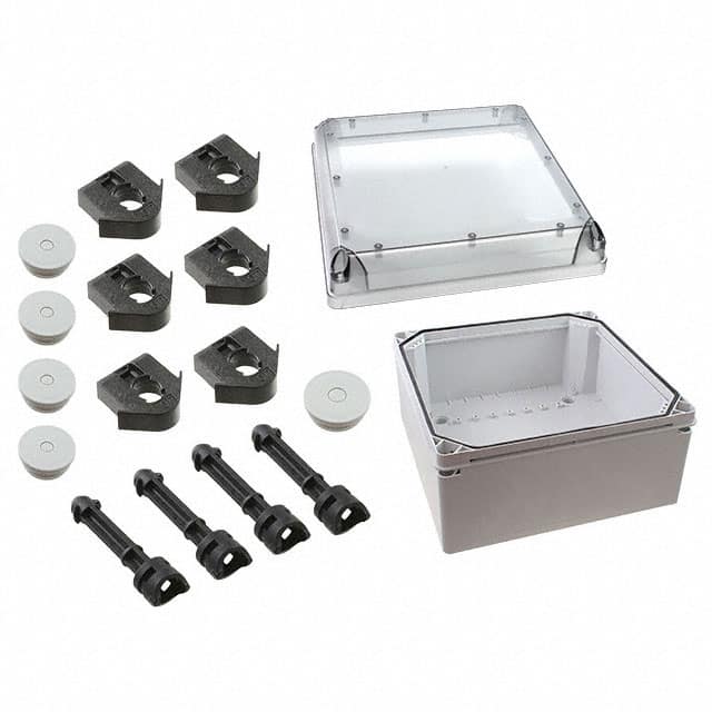 701-733 BOX PLASTIC GRAY/CLR
