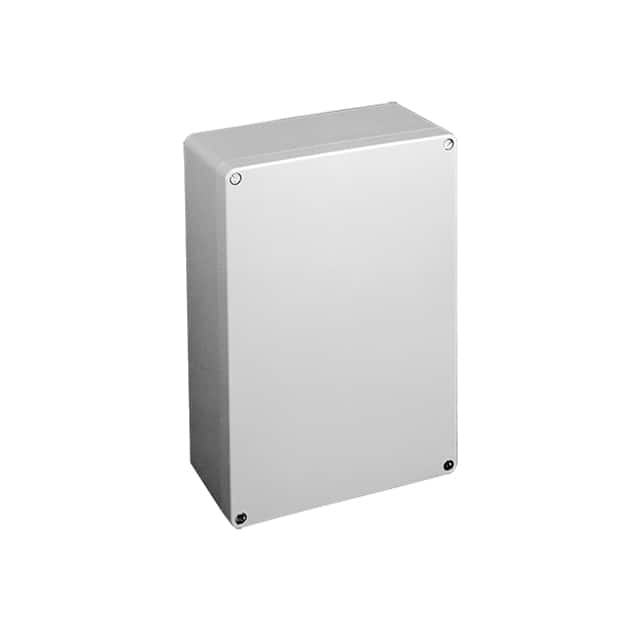 CCA12128 BOX ALUM GRAY 4.803"L X 4.803"W