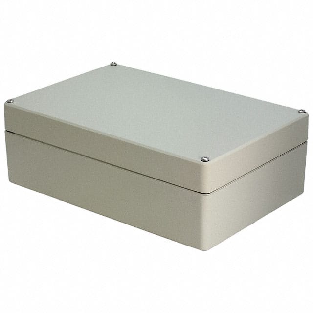 R100-242-000 BOX ALUM BEIGE 14.17"L X 9.45"W