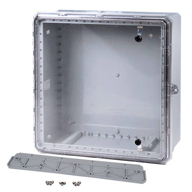 G242410CQTL ENCL PLAS GRY 27.160"L X 25.75"W