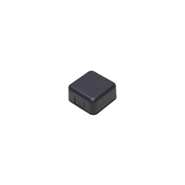 1551SNAP1BK BOX ABS BLACK 1.570"L X 1.570"W
