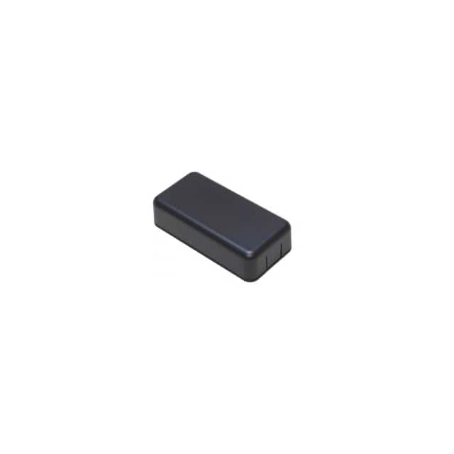 1551SNAP2BK BOX ABS BLACK 3.150"L X 1.570"W