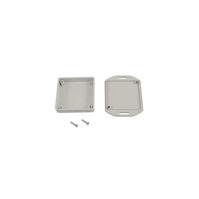 1551TTFLGY BOX ABS GRAY 2.360"L X 2.360"W