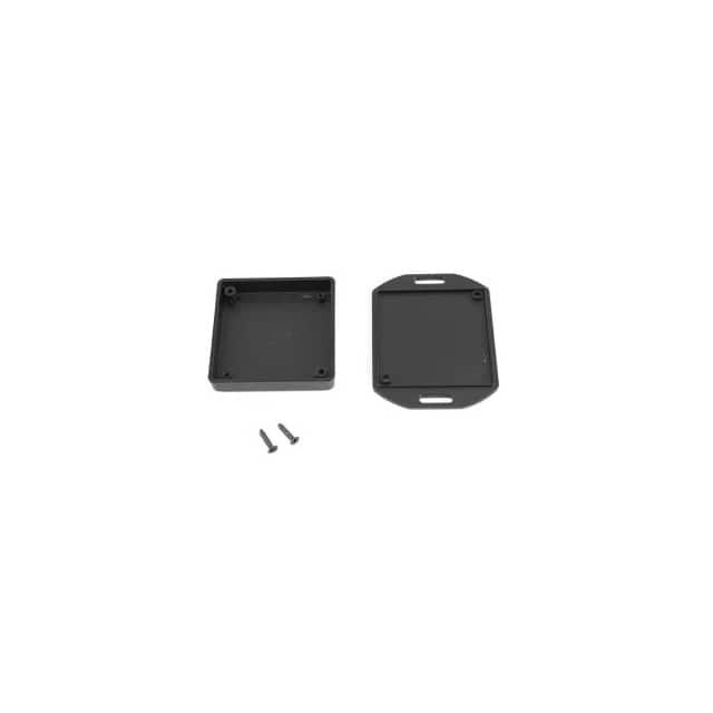 1551TTFLBK BOX ABS BLACK 2.360"L X 2.360"W