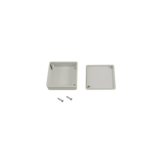 1551TGY BOX ABS GRAY 2.360"L X 2.360"W