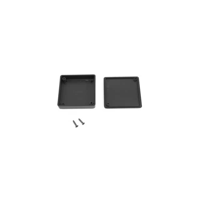 1551TTBK BOX ABS BLACK 2.360"L X 2.360"W