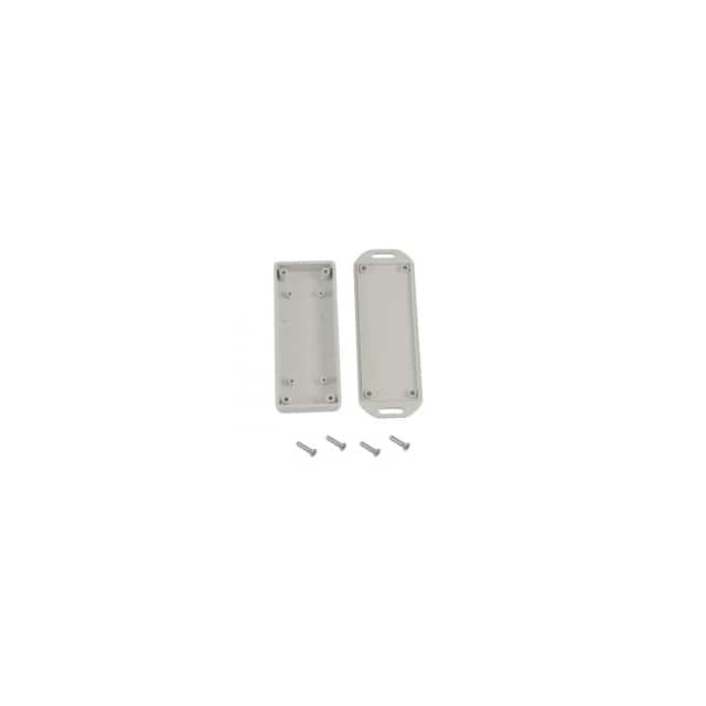 1551UUFLGY BOX ABS GRAY 3.940"L X 1.570"W