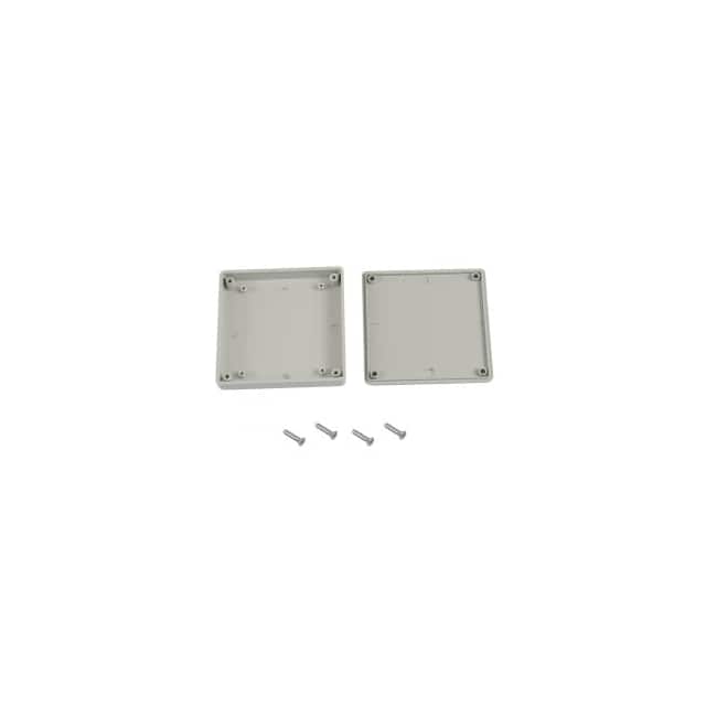 1551XXGY BOX ABS GRAY 3.150"L X 3.150"W