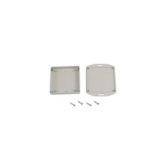 1551XXFLGY BOX ABS GRAY 3.150"L X 3.150"W