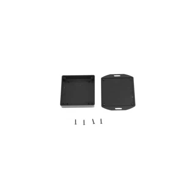 1551XXFLBK BOX ABS BLACK 3.150"L X 3.150"W