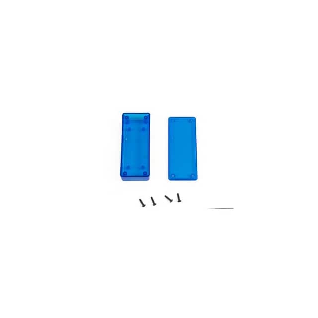 1551UTBU BOX ABS TRN BLU 3.940"L X 1.57"W