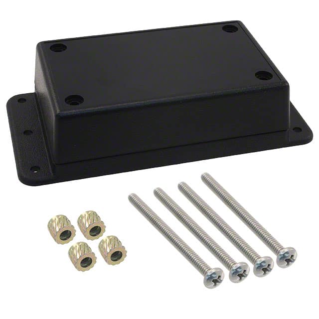 WM011RI,BK BOX ABS BLACK 3.600"L X 2.270"W