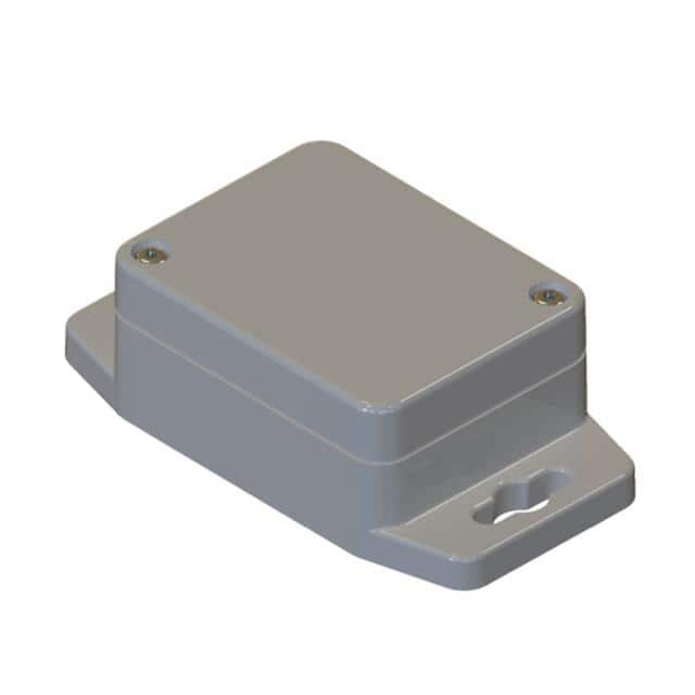 RBF32P04G08G GRAY/GRAY FLANGED BASE POLYCARBO