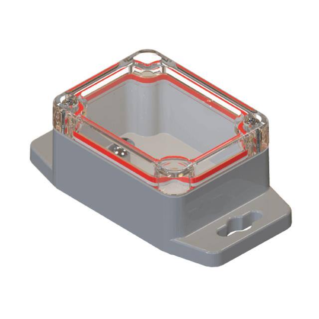 RBF32P04C10G PLASTIC BOX ENCLOSURE WITH FLANG