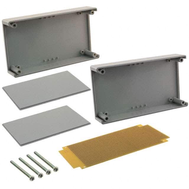 B40-8000 BOX ABS BLU/GRY 7.700"L X 4.3"W