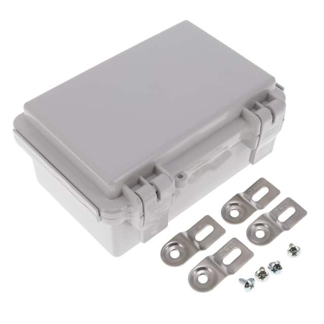 NBF-32304 BOX ABS GRAY 5.900"L X 3.930"W