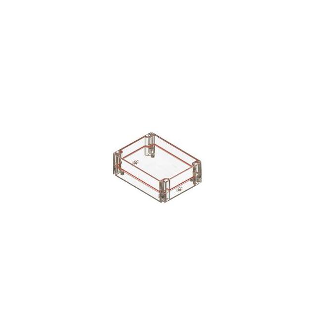 RB65P12C10C BOX PLAS CLR 5.350"L X 3.540"W