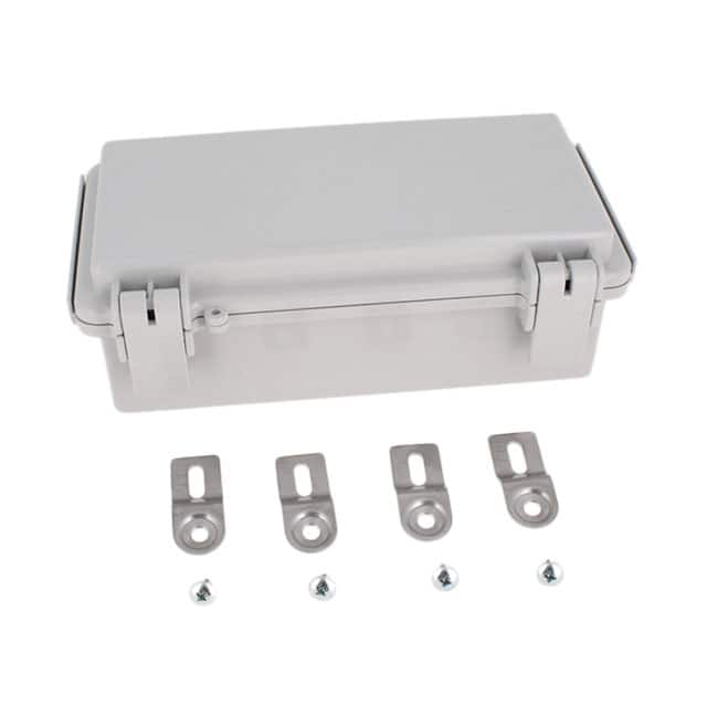 NBF-32306 BOX ABS GRAY 7.870"L X 3.930"W