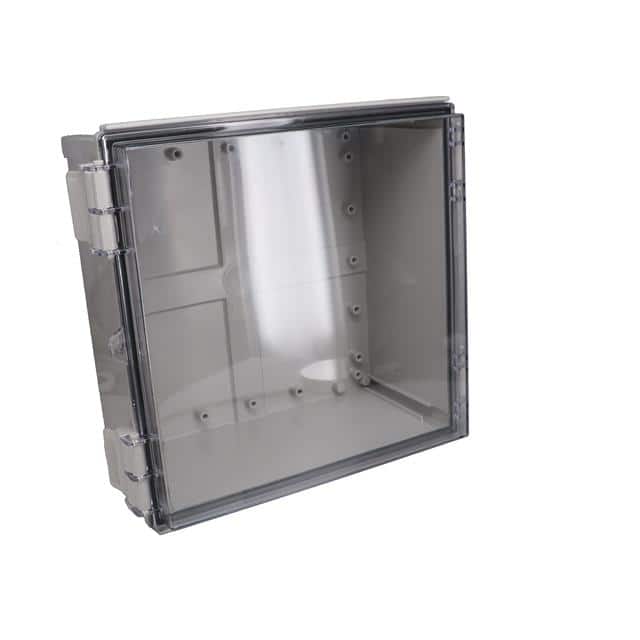 PTR-28490-C HINGED ABS PLASTIC BOX CLEAR COV
