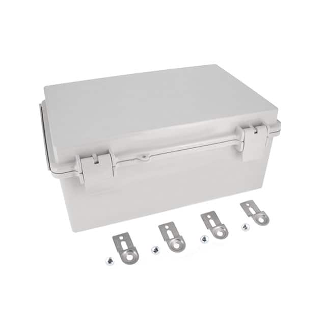 NBF-32116 BOX ABS GRAY 11.810"L X 7.870"W