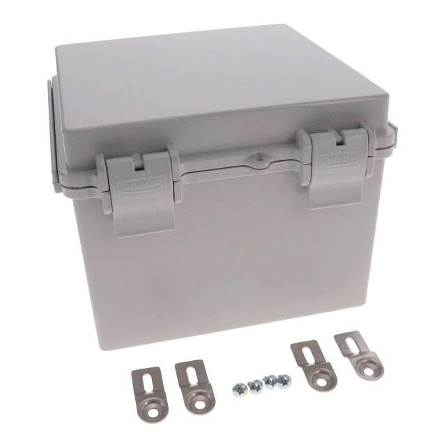 NBF-32314 BOX ABS GRAY 7.080"L X 7.080"W
