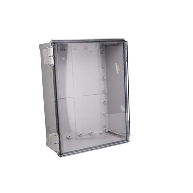 PTR-28491-C HINGED ABS PLASTIC BOX CLEAR COV