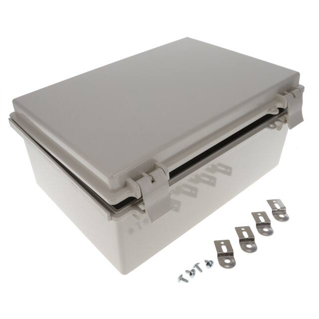 NBF-32122 BOX ABS GRAY 13.780"L X 9.840"W
