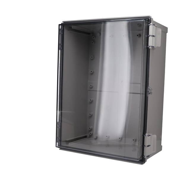 PTR-28492-C HINGED ABS PLASTIC BOX CLEAR COV