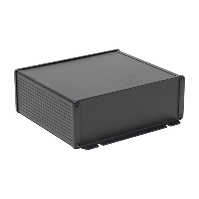 1457U1602EBK BOX ALUM BLACK 6.299"L X 7.343"W