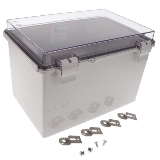 NBF-32420 BOX ABS/PBT GRY 11.81L X 7.87"W