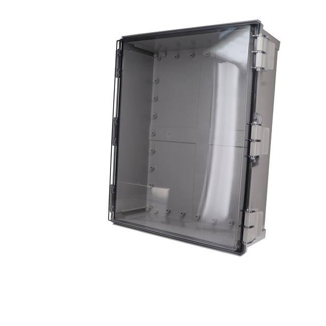 PTR-28494-C HINGED ABS PLASTIC BOX CLEAR COV