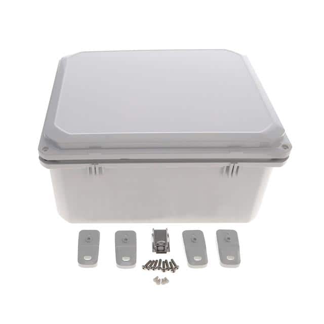 DPH-28713 GRAY HINGED COVER IP68 NEMA 6P P