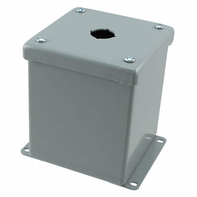 E1PBXM BOX STEEL GRAY 4.016"L X 4.016"W