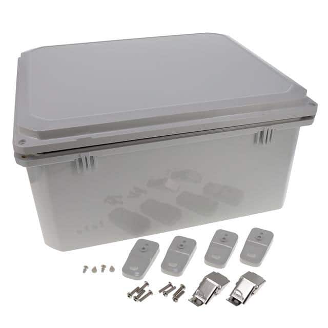 DPH-28712 GRAY HINGED COVER IP68 NEMA 6P P