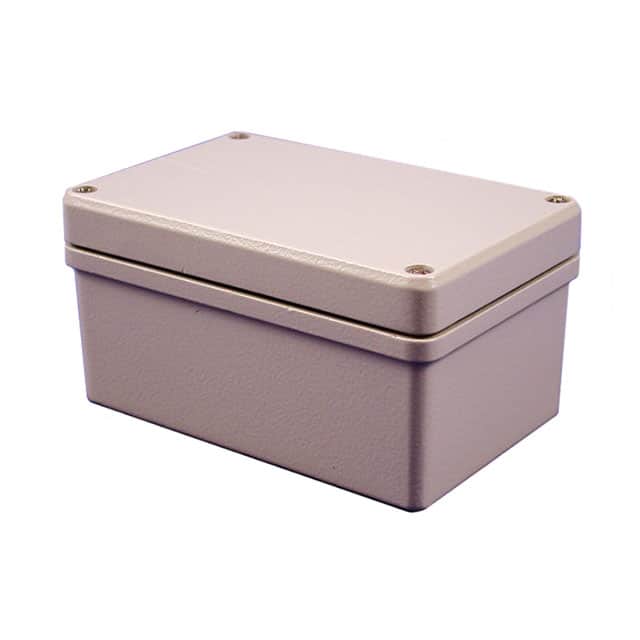 R110-121-000 BOX ALUM GRAY 5.020"L X 4.941"W