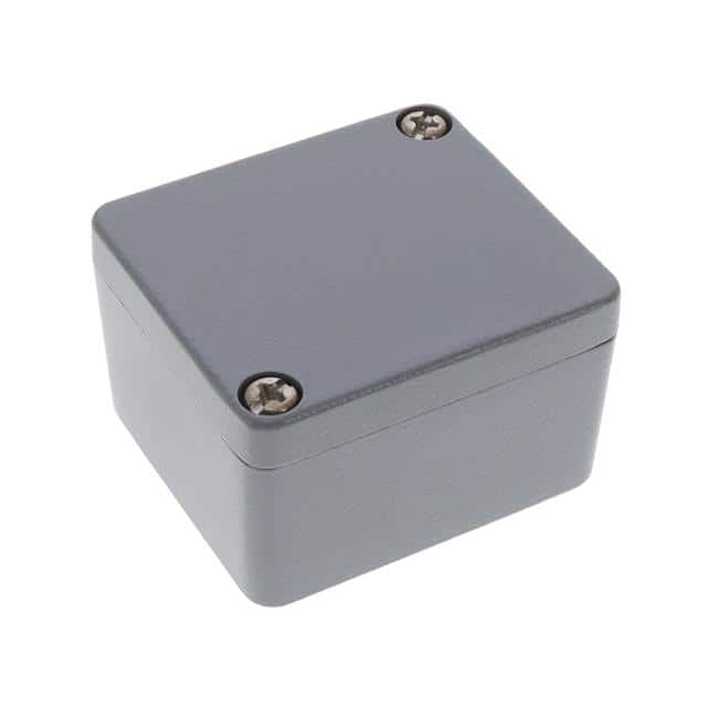 0936040083 BOX ALUM GRAY 1.969"L X 1.575"W