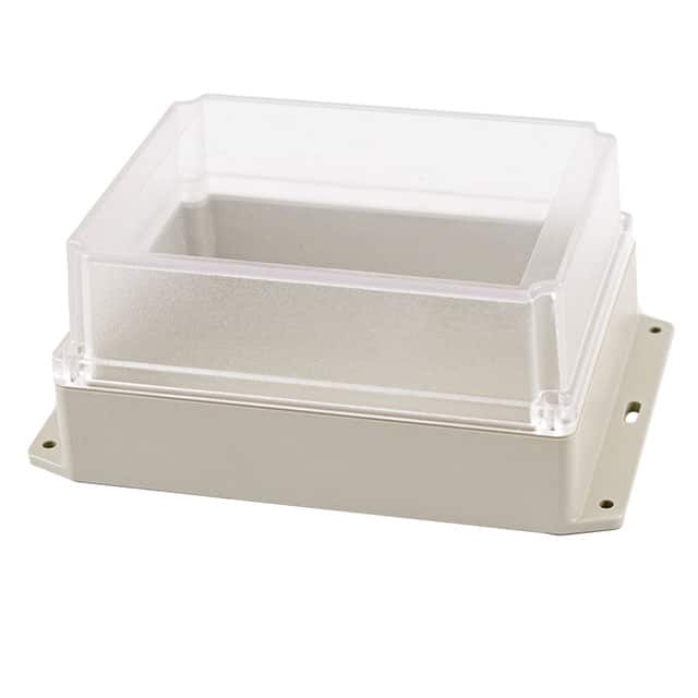 RP1375BFC BOX ABS GRY/CL 8.660"L X 5.870"W