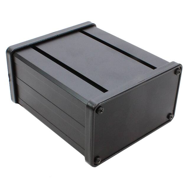 431609 BOX ALUM BLACK 3.937"L X 3.524"W
