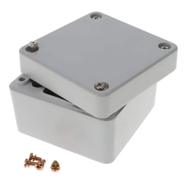 151-001 BOX ALUM SILVER 3.5"L X 3.5"W