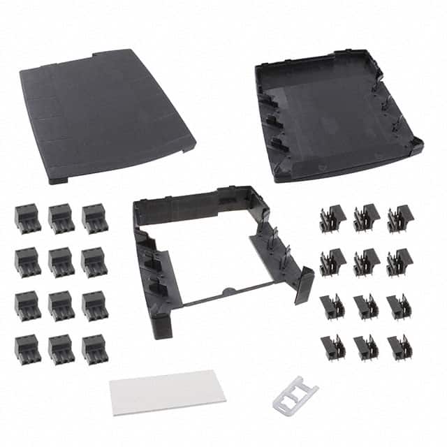 90.151 BOX POLYAMIDE BK/GRY 4.83"X1.38"