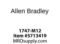 1747-M12 The Allen-Bradley 1747-M12 is a 64KB memory module designed for SLC 500 series programmable logic controllers. It offers non-volatile storage for user programs and data backup.