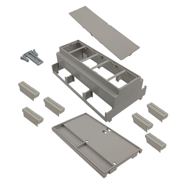 DMB-4774 BOX ABS GRAY 6.280"L X 3.551"W