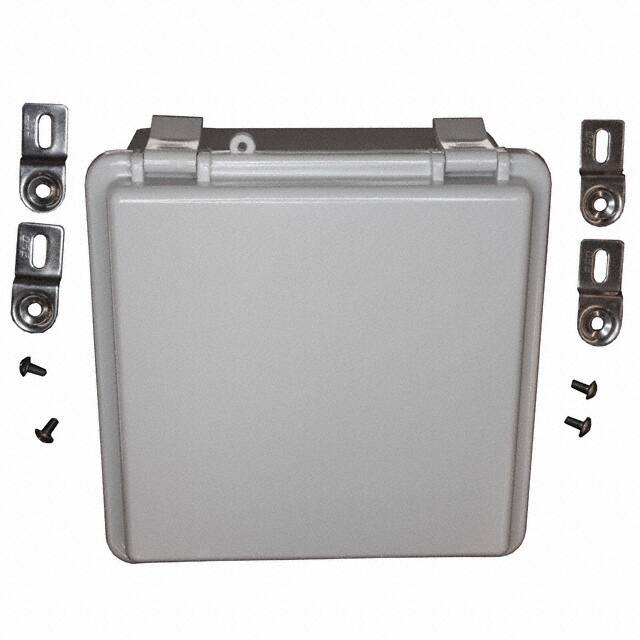 NBB-15240 BOX PBT/PC GRY 5.904"L X 5.904"W