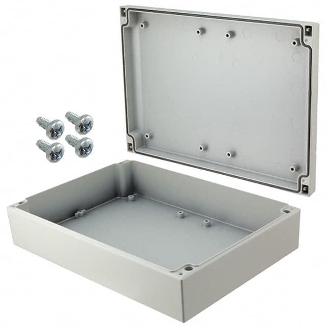 042028070 BOX ALUM GRAY 11.024"L X 7.874"W