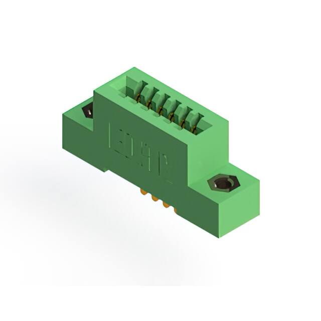 342-006-500-107 CONN EDGE SINGLE FML 6POS 0.100