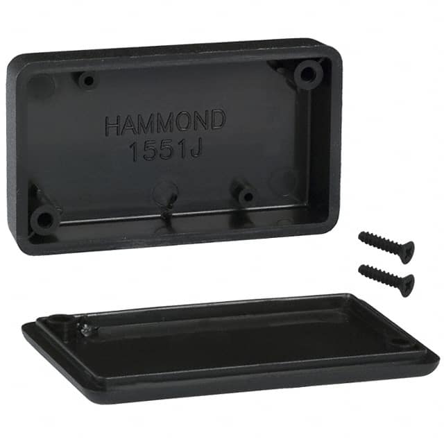 1551JBK BOX ABS BLACK 2.362"L X 1.378"W