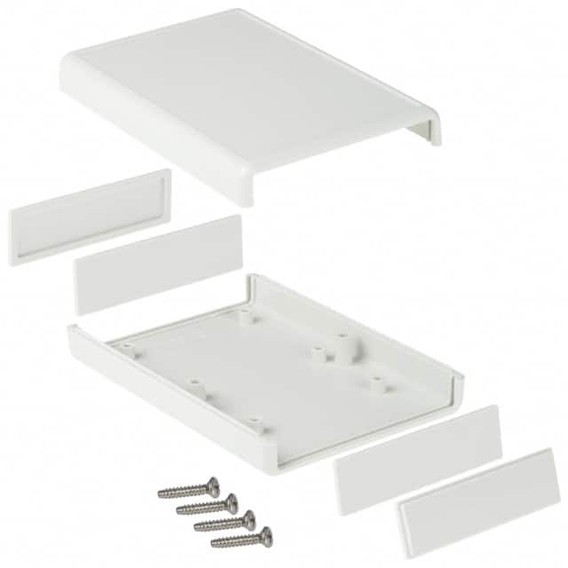 1593NGY BOX ABS GRAY 4.380"L X 2.953"W