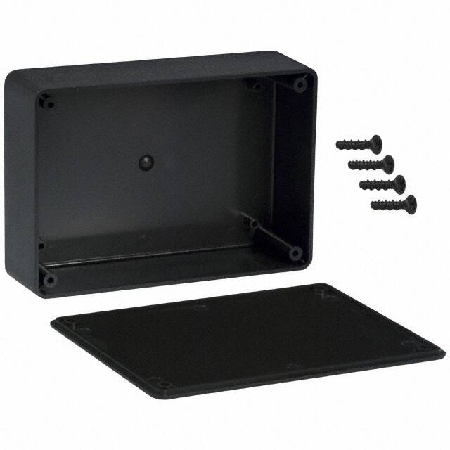 CU-389 BOX ABS BLACK 5.072"L X 3.572"W