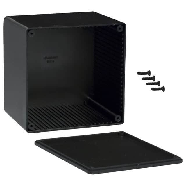 1591VSBK BOX PLAS BLK 4.724"L X 4.724"W